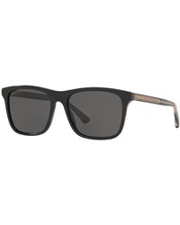 Gucci - Gc001659 Rectangle-frame Acetate Sunglasses - Lyst