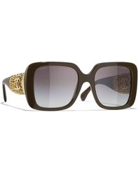 CHANEL - Sunglass Ch5532a Square Sunglasses Ch5532a - Lyst