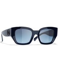 Chanel - Sunglass Square Sunglasses CH5506 - Lyst