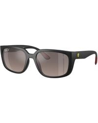 Ray-Ban - Rb4443m Scuderia Ferrari Collection Square Sunglasses - Lyst