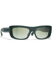CHANEL - Sunglass Rectangle Sunglasses Ch5559 - Lyst