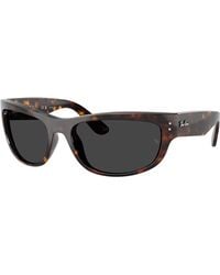 Ray-Ban - Mega balorama gafas de sol montura negro lentes polarizado - Lyst