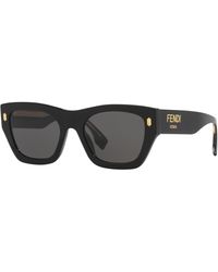 Fendi - Sunglass Roma Fe40100i - Lyst