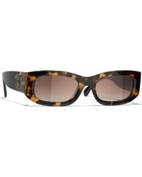 CHANEL - Sunglass Rectangle Sunglasses Ch5525 - Lyst