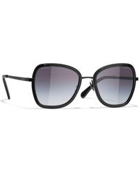 CHANEL - Sunglass Square Sunglasses Ch4277b - Lyst