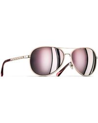 Chanel Pilot Sunglasses CH4219Q - Rosa