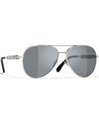 CHANEL - Sunglass Pilot Sunglasses Ch4284b - Lyst