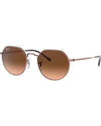 Ray-Ban - Rb3565 Jack Round Sunglasses - Lyst
