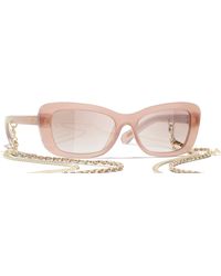 CHANEL - Sunglass Rectangle Sunglasses Ch5553 - Lyst