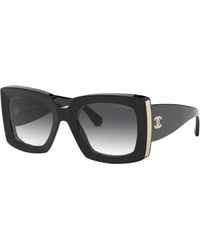 Chanel - Sunglass Rectangle Sunglasses CH5435 - Lyst
