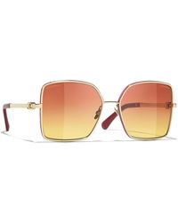 CHANEL - Sunglass Square Sunglasses Ch4288q - Lyst