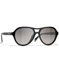 CHANEL - Sunglass Pilot Sunglasses Ch5552u - Lyst