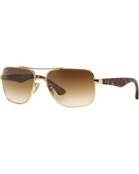 Ray-Ban - Rb3483 Metal Square Sunglasses - Lyst