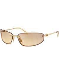 Miu Miu - Vrouwelijk Sunglass Mu A50S - Lyst