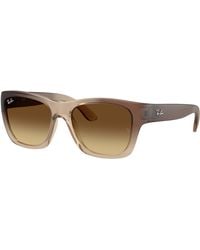 Ray-Ban - Rb4194 Sunglasses Frame Brown Lenses - Lyst