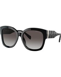 Michael Kors - Dark Grey Gradient Square Sunglasses  30058g 56 - Lyst