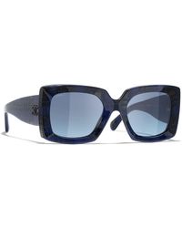 CHANEL - Sunglass Rectangle Sunglasses Ch5435 - Lyst