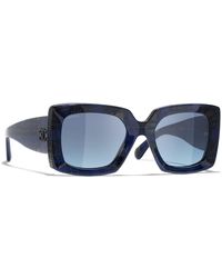 Chanel - Sunglass Rectangle Sunglasses Ch5435 - Lyst