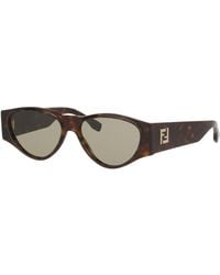 Fendi - Sunglass Ff Squared FE40158I - Lyst