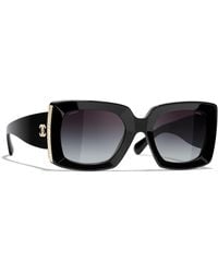 CHANEL - Sunglass Rectangle Sunglasses Ch5435 - Lyst