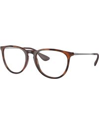 Ray-Ban - Erika Blue-violet Light Clear Sunglasses Frame Clear Lenses - Lyst