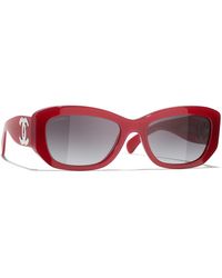 CHANEL - Sunglass Rectangle Sunglasses Ch5493 - Lyst
