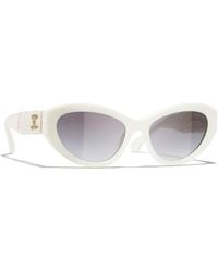 CHANEL - Sunglass Cat Eye Sunglasses Ch5513 - Lyst