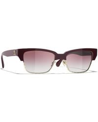 CHANEL - Sunglass Cat Eye Sunglasses Ch5558 - Lyst