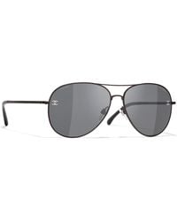 CHANEL - Sunglass Pilot Sunglasses Ch4189tq - Lyst