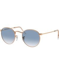 Ray-Ban - Rb3447 Round Metal Sunglasses - Lyst
