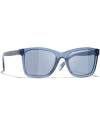 CHANEL - Sunglass Rectangle Sunglasses Ch5551u - Lyst