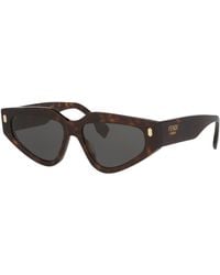 Fendi - Sunglass Roma Fe40163u - Lyst
