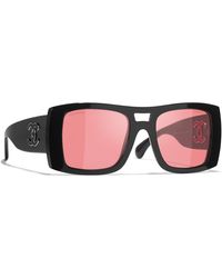 CHANEL - Sunglass Square Sunglasses Ch5539 - Lyst