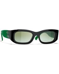 CHANEL - Sunglass Rectangle Sunglasses Ch5525 - Lyst