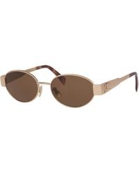 Celine - Sunglass Triomphe Metal CL40235U - Lyst