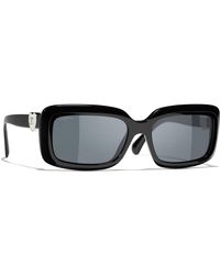 Chanel - Sunglass Rectangle Sunglasses CH5520 - Lyst