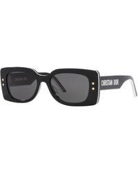 Dior - Dark Grey Rectangular Sunglasses Pacific S1u 01a 53 - Lyst