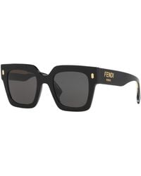 Fendi - Sunglass Roma Fe40101i - Lyst
