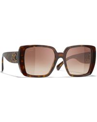 CHANEL - Femme Sunglass Square Sunglasses Ch5541 - Lyst
