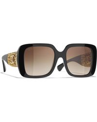 CHANEL - Sunglass Ch5532a Square Sunglasses Ch5532a - Lyst