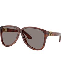Miu Miu - Vrouwelijk Sunglass Mu A08S - Lyst