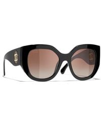 CHANEL - Femme Sunglass Butterfly Sunglasses Ch5550 - Lyst