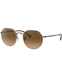 Ray-Ban - Rb3565 Jack Round Sunglasses - Lyst