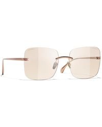 CHANEL - Sunglass Square Blue Light Glasses Ch4287st - Lyst