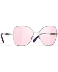 CHANEL - Sunglass Butterfly Sunglasses Ch4283 - Lyst