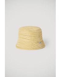 Sunnei Light Yellow Bucket Hat