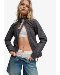 Superdry - Bench X & Co Bench Double Zip Funnel Ripstop Jacket - Lyst
