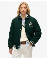 Superdry - Country Club Wool Bomber Jacket - Lyst