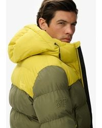 Superdry - Homme Doudoune À Capuche Colourblock Taille - Lyst