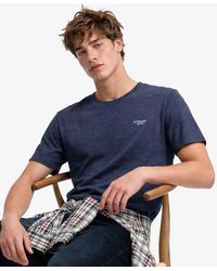 Superdry - & Co Essential Stacked Logo Embroidered T-shirt - Lyst